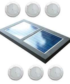 Natural Current NCSCEL120WLTSAN 120-watt Savior Salt System Pool Chlorine Generator and SMD LED Red Green Blue Light
