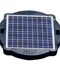 Natural Current Water Products NCSSCELLPF Savior Solar Powered Salt Cell Chlorine Generator with Pump and Filter System for Pool or Spas