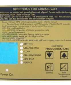 Jandy Salt Chlorinator Control Box APURE1400 Bottom R0404400