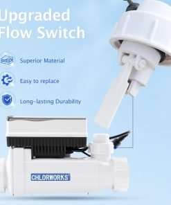 CHLORWORKS Salt Cell - Model No. CWPC60-1, Compatible with Pentair Intellichlor Moldel No. IC60, Salt Chlorine Generator Without Power Center - 3