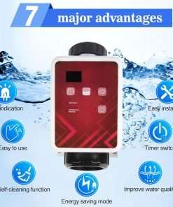 SR75 Salt System for Above Ground Pools, Saltwater Pool System for Above Or Inground Pool Up to 9000 Gallons, Salt System for Above Ground Pool - 2