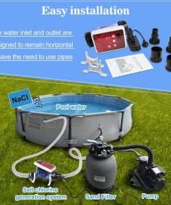 SR75 Salt System for Above Ground Pools, Saltwater Pool System for Above Or Inground Pool Up to 9000 Gallons, Salt System for Above Ground Pool - 3
