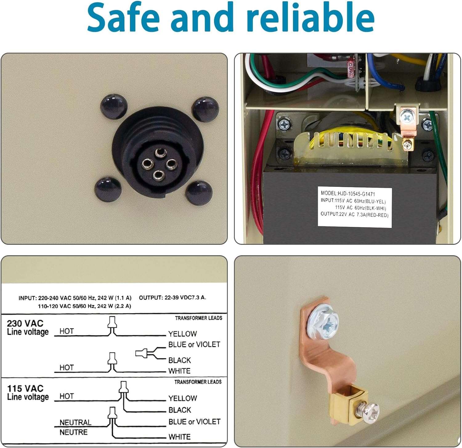 SZHY-LINK 520556 Power Center Replacement Salt Chlorine Generator Systems Compatible with IntelliChlor Pool and Spa Automatic Control System Models - 4