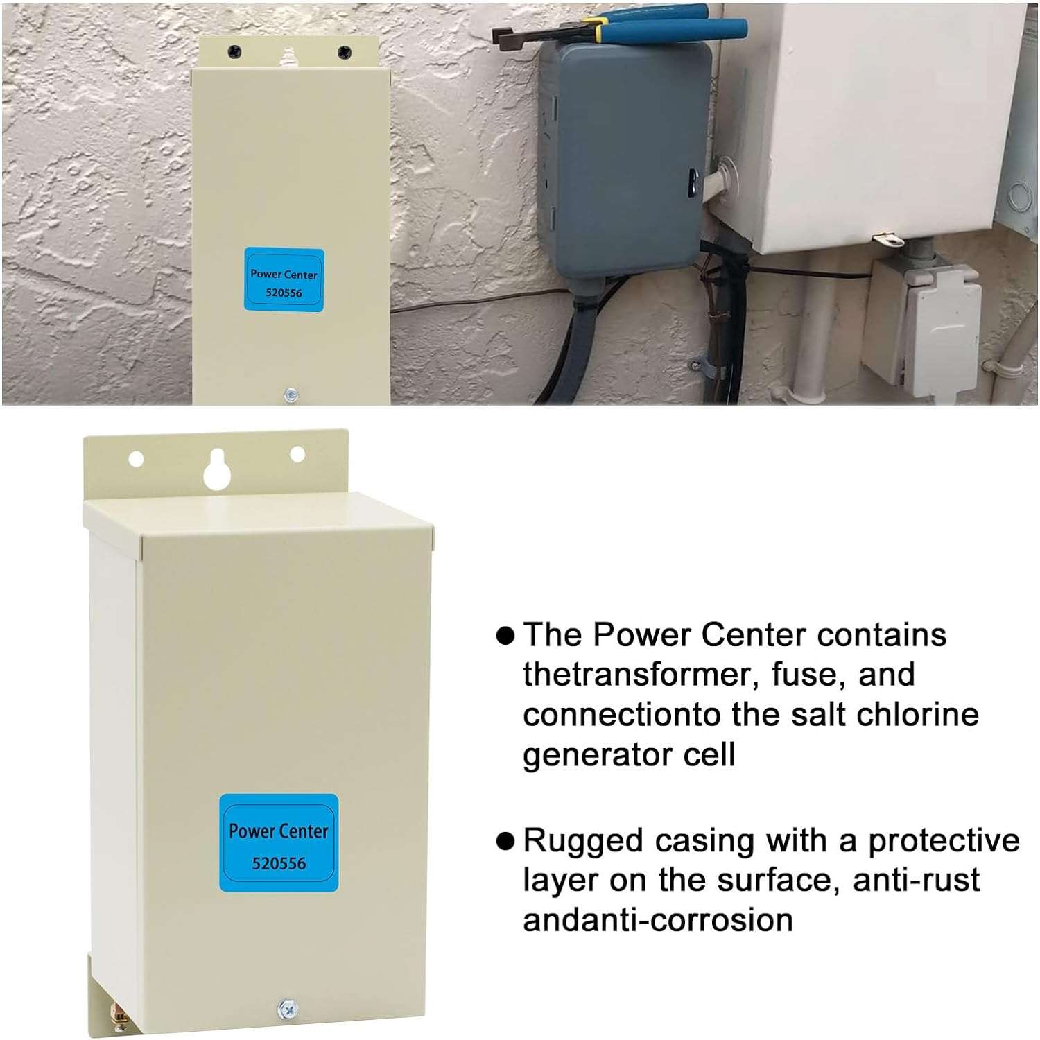 SZHY-LINK 520556 Power Center Replacement Salt Chlorine Generator Systems Compatible with IntelliChlor Pool and Spa Automatic Control System Models - 5