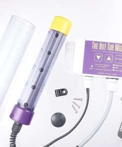 The Hot Tub Wizard - Hot Tub Salt Chlorine Generators - Keeps Your Hot Tub Clean and Clear - Easily Convert Any Hot Tub to Gentle Salt Water - 3