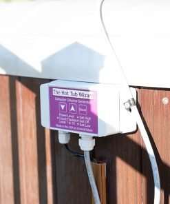The Hot Tub Wizard - Hot Tub Salt Chlorine Generators - Keeps Your Hot Tub Clean and Clear - Easily Convert Any Hot Tub to Gentle Salt Water - 4
