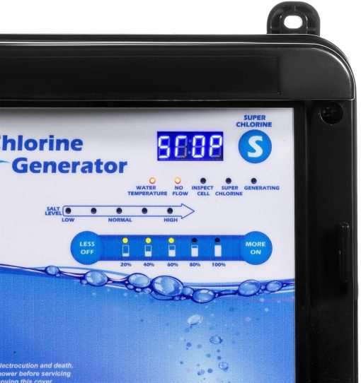 XtremepowerUS 90147 Complete Salt Water System Swimming Pool Generator Chlorination Easy DIY Installation up to 18,000 Gallons, Black - 3