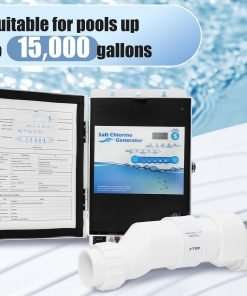 Salt Chlorine Generator-Up to 15,000 Gallons Pools, Saltwater Pool System 2 Year Warranty, Salt Water Pool Chlorinator System for Inground Pools. - 4