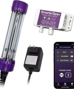 ControlOMatic SmarterSpa+ Saltwater Chlorine Generator with Automatic Chlorine Detection and Mobile App for Spas Up to 2000 Gallons - 1