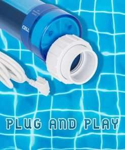 Ecoraiser Salt Cell, Cell- Model 120, Compatible with Hayward T-Cell-15, Salt Generator for Pool up to 40,000 Gallons - 7