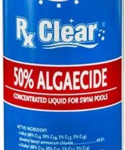 Rx Clear Swimming Pool Salt Water Generator Opening Kit - for Above or In-Ground Pools - Up to 30,000 Gallons of Water - Includes Stabilizer - 4