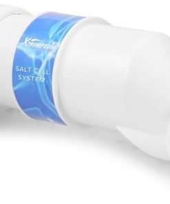 XtremepowerUS 15K Salt Chlorination System for In-Ground Pools up to 15,000 Gallons Flow Switch Cell Fitting Complete System, White - 2