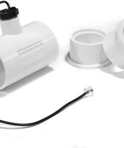 XtremepowerUS 15K Salt Chlorination System for In-Ground Pools up to 15,000 Gallons Flow Switch Cell Fitting Complete System, White - 5