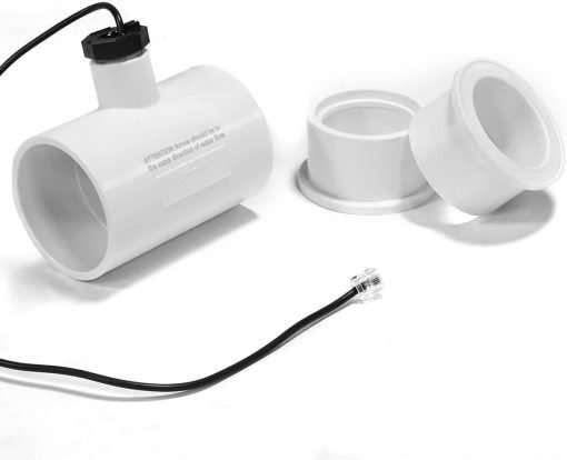 XtremepowerUS 15K Salt Chlorination System for In-Ground Pools up to 15,000 Gallons Flow Switch Cell Fitting Complete System, White - 5