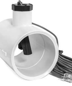 XtremepowerUS 15K Salt Chlorination System for In-Ground Pools up to 15,000 Gallons Flow Switch Cell Fitting Complete System, White - 6