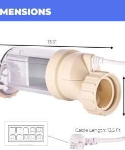 XtremepowerUS Replacement Salt Cell for Pool for Swimming Pool In-Ground Chlorinator System Cell Compatible Cell Plate up to 25,000 Gallons - 6