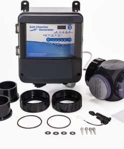 XtremepowerUS Universal 35K Saltwater Chlorinator System Electronic Chlorine Pool Generator Chlorination for Swimming Pools up to 35,000 Gallons