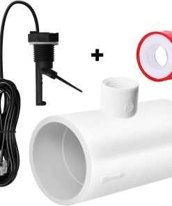 EXCELFU Flow Switch for Hayward Goldline Salt System, Flow Sensor for Hayward Salt Cell and Chlorine Generator System, Flow Switch Assembly GLX-FLO-RP with Tee for Hayward Aqua Rite - 2