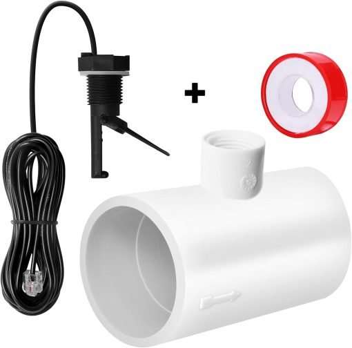 EXCELFU Flow Switch for Hayward Goldline Salt System, Flow Sensor for Hayward Salt Cell and Chlorine Generator System, Flow Switch Assembly GLX-FLO-RP with Tee for Hayward Aqua Rite - 2
