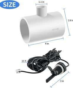 Flow Switch, Briidea Flow Sensor with Tee for Hayward Salt System, Compatible with Hayward Goldline System - 6