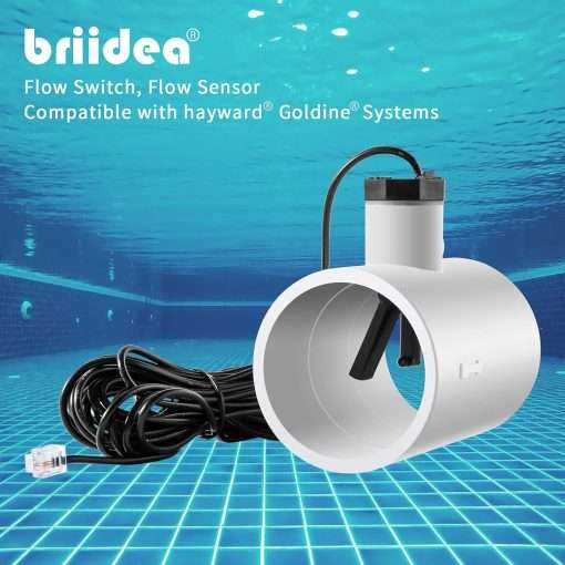 Flow Switch, Briidea Flow Sensor with Tee for Hayward Salt System, Compatible with Hayward Goldline System - 7