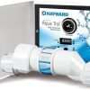 Hayward W3AQ-TROL-RJ-TL AquaTrol Salt Chlorination System for Above-Ground Pools up to 18,000 Gallons with Return Jet Fittings, Twist Lock Line Cord and Outlet - 1