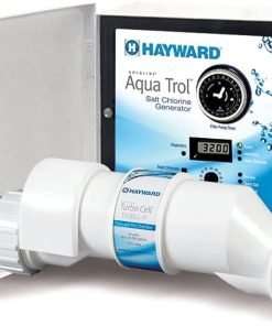 Hayward W3AQ-TROL-RJ-TL AquaTrol Salt Chlorination System for Above-Ground Pools up to 18,000 Gallons with Return Jet Fittings, Twist Lock Line Cord and Outlet - 1