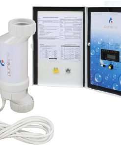 Pureline Crystal Pure Salt System, PL7700, Universal Pool Salt Chlorination System, Includes Control Panel, Salt Cell, 40,000 Gallon - 1