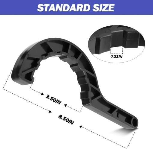 Salt Cell Wrench Compatible with Hayward Turbo Cell, Fit for Hayward GLX-Cell 2 Union - Salt Water Chlorinator Pool Tool (15 Pads) - 6
