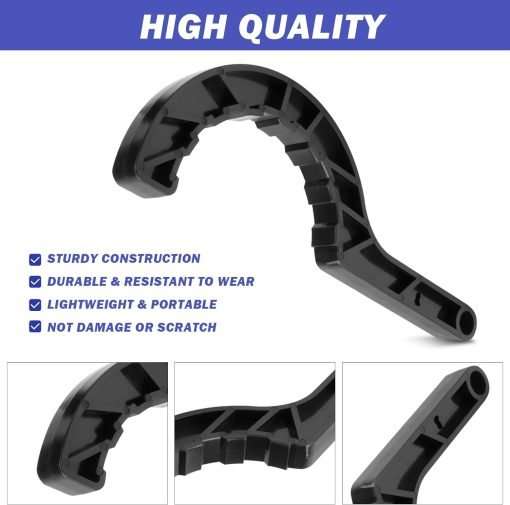 Salt Cell Wrench Compatible with Hayward Turbo Cell, Fit for Hayward GLX-Cell 2 Union - Salt Water Chlorinator Pool Tool (15 Pads) - 7