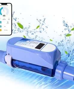 Salt Chlorine Generator - Up to 30,000 Gallons Pool, Compatible with Hayward Salt Cell Model No. T-Cell-9, Long-lasting Salt Water Pool Chlorinator System with Smart Digital Panel - 1