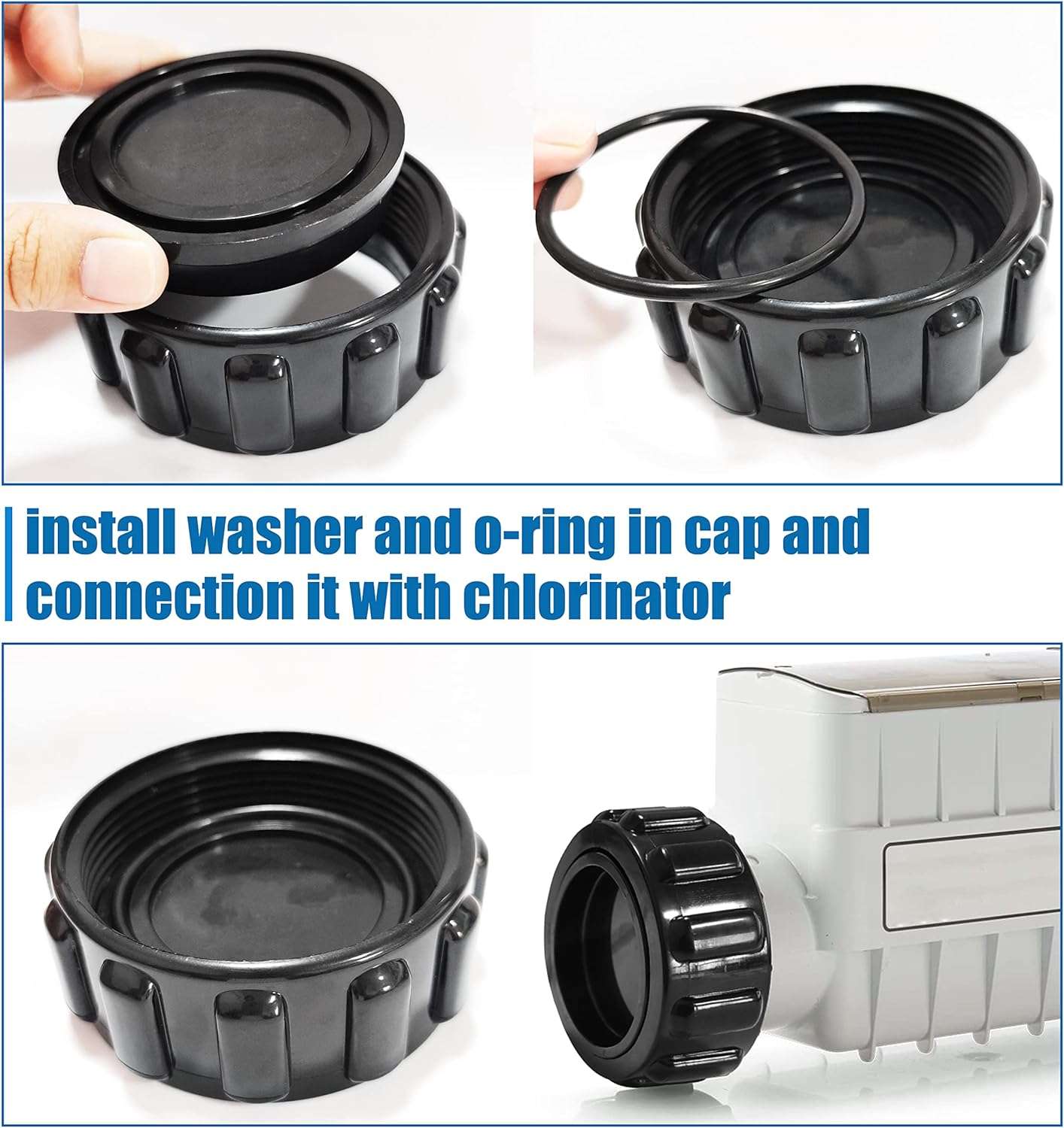 WEST ORGIN 520670 Acid Washing Kit Replacement for IntelliChlor, Compatible with Salt Chlorinator Sanitizers Models IC60, IC40, IC20, IC15 Aftermarket Part - 4