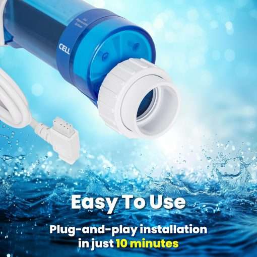 Rula Salt-Cell, Compatible with Hayward T-Cell-15, Cell Replacement for Pool up to 40,000 Gallons - 2