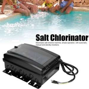 Electrolytic Salt Chlorine Machine, Chlorine Generator,Swimming Pool Salt Chlorinator,Swimming Pool Accessory,Spa Water Treatment Machines,Supports 5-150M³ Pools (15g-h) - 2