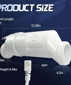 Salt Chlorine Generator Fit for Hayward GLX-Cell-5 up to 20,000 Gallons Pool, T-CELL-5Swimming Pools, Provides Adequate Chlorine Gas and Correct Reading of Salt Levels - 6