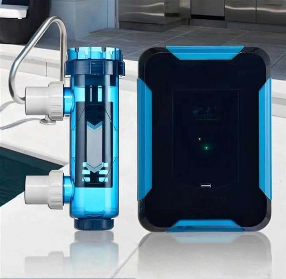 Salt Water Chlorinator, Salt Water Pool Chlorine Generator System, 20-30-40-50 G-H,Simple Operation Pool, 10-40℃ Water Temperature Protection Chlorine Generator Chlorinator,20g-h - 1