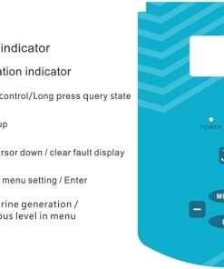 Salt Water Chlorinator, Salt Water Pool Chlorine Generator System, 20-30-40-50 G-H,Simple Operation Pool, 10-40℃ Water Temperature Protection Chlorine Generator Chlorinator,20g-h - 3