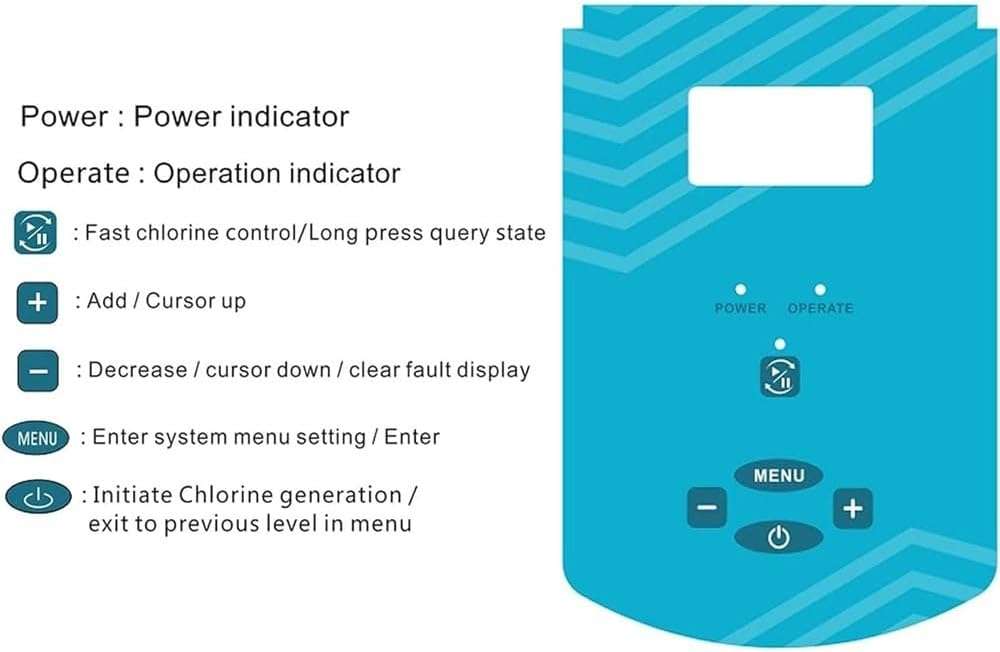 Salt Water Chlorinator, Salt Water Pool Chlorine Generator System, 20-30-40-50 G-H,Simple Operation Pool, 10-40℃ Water Temperature Protection Chlorine Generator Chlorinator,20g-h - 3