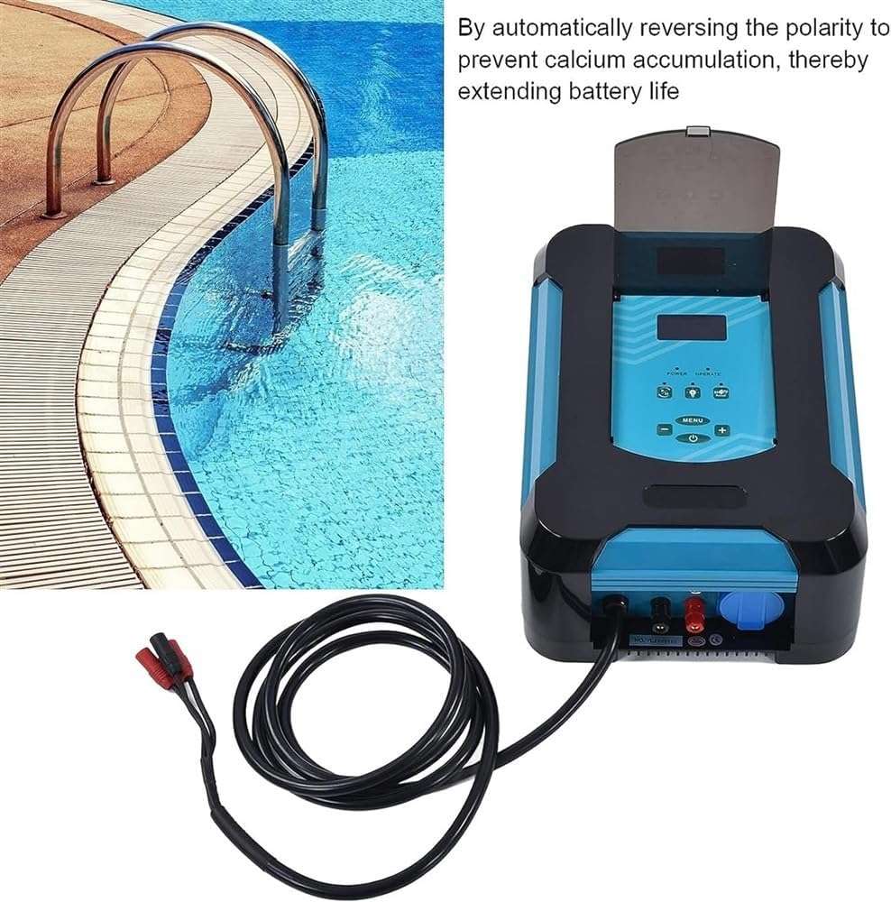 Salt Water Chlorinator, Salt Water Pool Chlorine Generator System, 20-30-40-50 G-H,Simple Operation Pool, 10-40℃ Water Temperature Protection Chlorine Generator Chlorinator,20g-h - 4