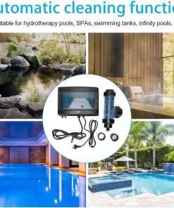 Swimming Pool Chlorinator, Salt Water Pool Chlorine Generator Device, 15-20-30-50g-h Salt Water SPA Chlorinator Device, for Swimming Pool,Spa Water Treatment Machines - 4