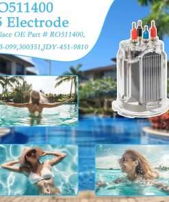 KOONDHEEND 35 Electrode Replacement for Select Zodiac AquaPure Ei Series Electronic Salt Water Chlorine Generator OEM#R0511400 - 2