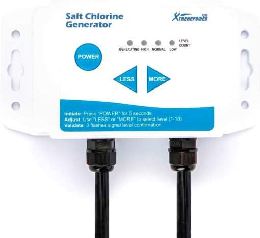 XtremepowerUS Saltwater Chlorine Generation System for Spas and Hot Tubs Up to 3,000 Gallons, Chemical-Free, Converts Any Spa to Saltwater System - 2