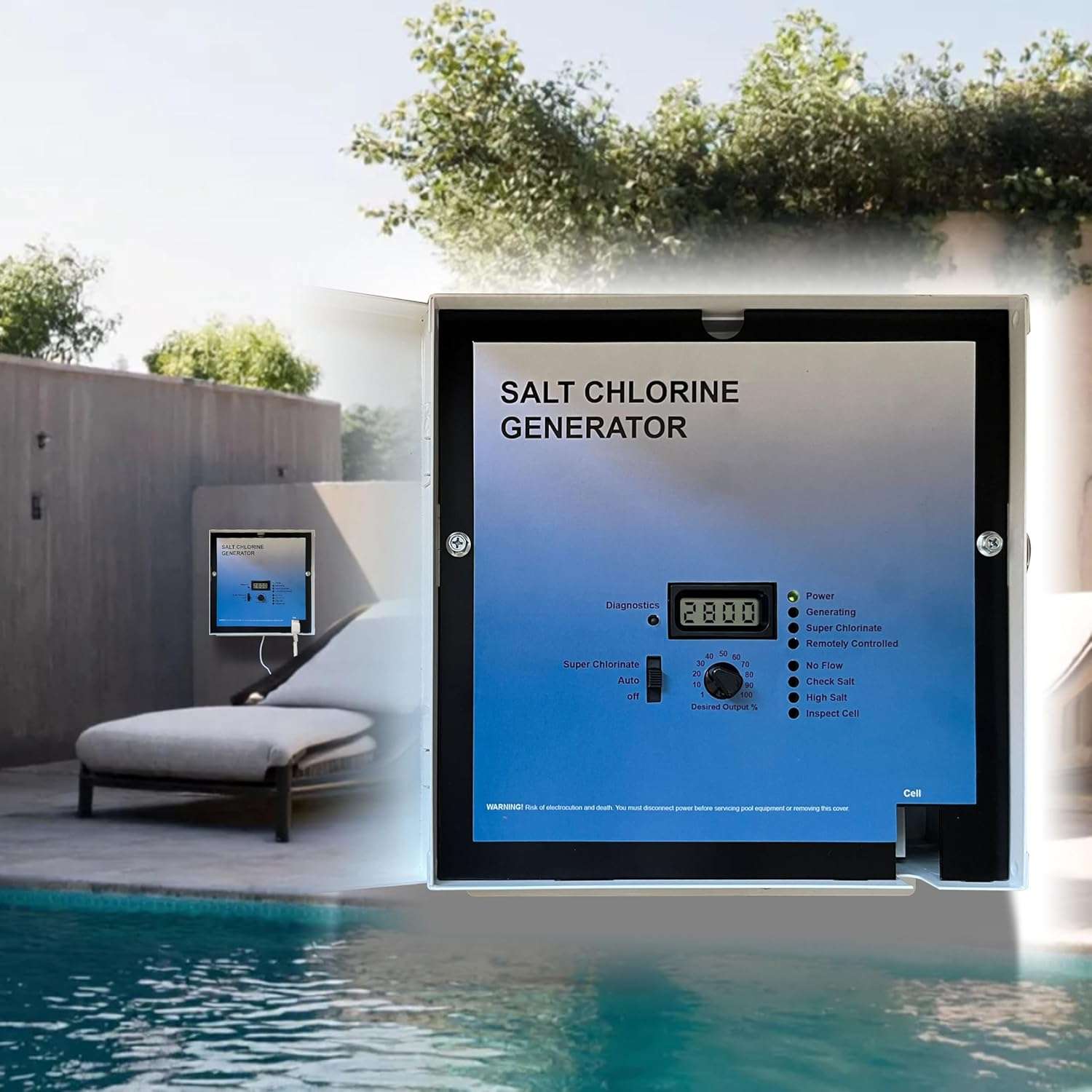 2024 New Upgraded GLX-CTL-RITE Control Unit Replacement for Hayward AQR Goldline Aqua Rite Electronic Salt Chlorine Generator,Compatible with T-Cell-3,T-Cell-9 and T-CELL-15 Cell - 6