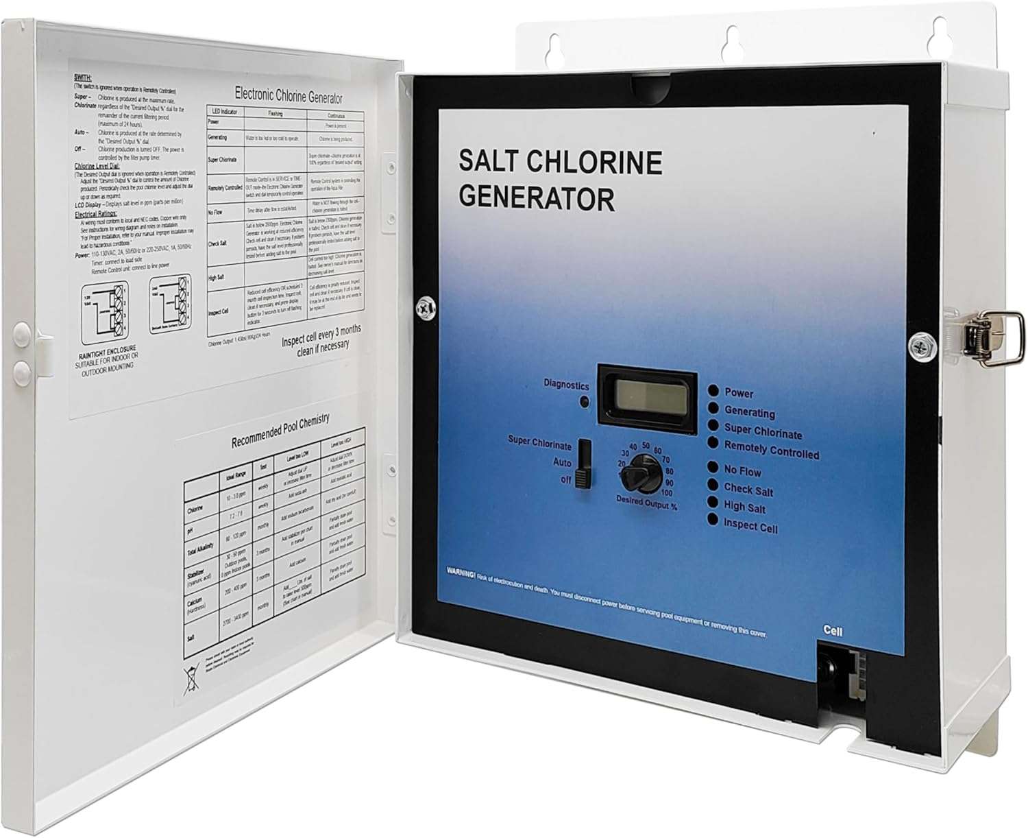 2024 New Upgraded GLX-CTL-RITE Control Unit Replacement for Hayward AQR Goldline Aqua Rite Electronic Salt Chlorine Generator,Compatible with T-Cell-3,T-Cell-9 and T-CELL-15 Cell - 9