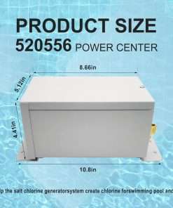Pool Cleaner 520556 Power Center Compatible with IntelliChIor Pool and Spa Automatic Control System Models IC20, IC40, IC60 for Salt ChIorine Generator Systems - 3