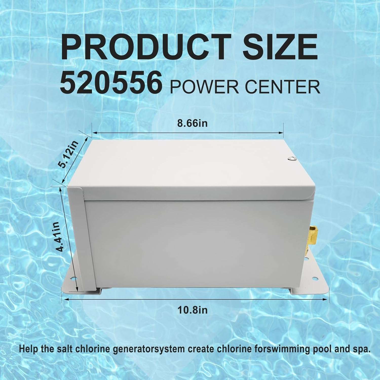 Pool Cleaner 520556 Power Center Compatible with IntelliChIor Pool and Spa Automatic Control System Models IC20, IC40, IC60 for Salt ChIorine Generator Systems - 3
