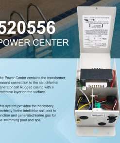 Pool Cleaner 520556 Power Center Compatible with IntelliChIor Pool and Spa Automatic Control System Models IC20, IC40, IC60 for Salt ChIorine Generator Systems - 5