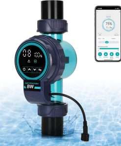 Smart Saltwater Chlorinator System for Above Ground Pool, Up to 15,800 Gallons Pool, Built-in Wi-Fi & App Remote Control, Chlorine Generators for Swimming Pools with Smart Digital Panel - 1