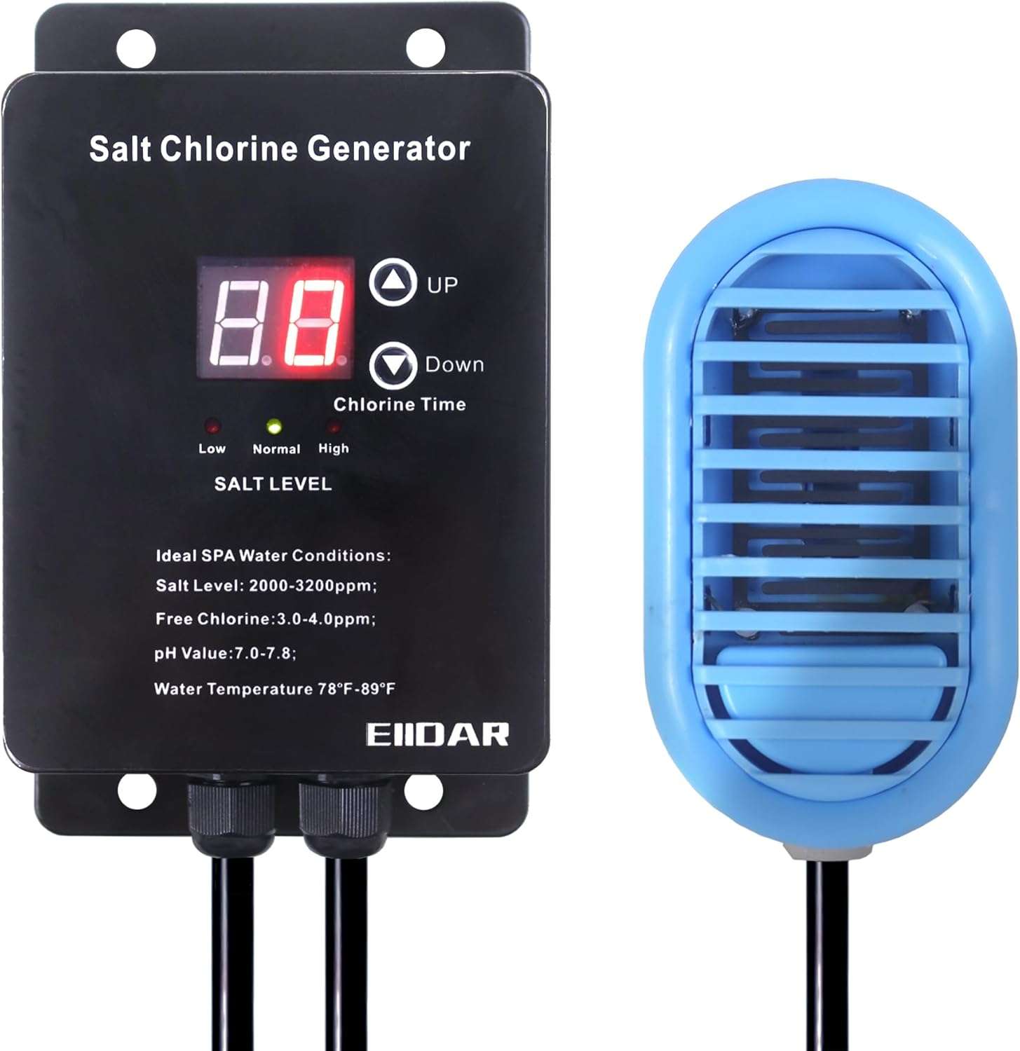 Spa Salt Water System，Salt Chlorine Generator,Saltwater Chlorine Generator for Hot Tubs & Swim Spa, Chemical-Free，Convert Any Spa into A Saltwater Chlorine System - 1