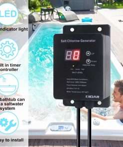Spa Salt Water System，Salt Chlorine Generator,Saltwater Chlorine Generator for Hot Tubs & Swim Spa, Chemical-Free，Convert Any Spa into A Saltwater Chlorine System - 6